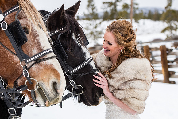 Devil's Thumb Ranch Winter Wedding