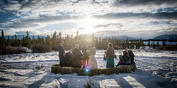 Devil's Thumb Ranch Winter Wedding